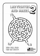 Coloring Pages Labyrinth Mazes Maze Labyrinths Cool Printable Getcolorings Getdrawings Print Kids Colorings sketch template