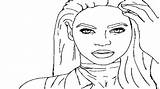 Nicki Minaj Educativeprintable Colouring sketch template
