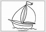 Barco Velero Barcos Transporte Medios Veleros Infantil Rincondibujos Rincon Navegación sketch template