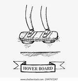 Hoverboard Coloring Pages Future Board Shutterstock Employee Evolution Work Template Hover sketch template