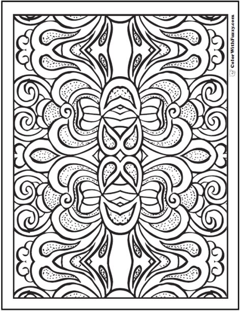 pattern design coloring pages