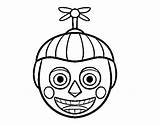 Boy Balloon Five Nights Coloring Freddy Freddys Pages Colorear Colouring Nightmare Coloringcrew Para Printable Imagenes Template sketch template