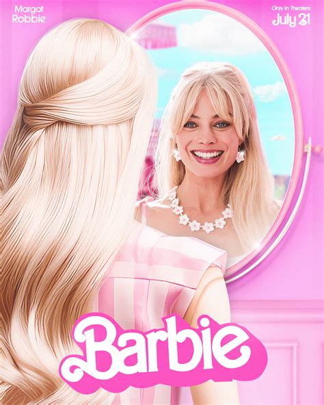 barbie  poster  behance