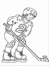 Hockey Coloring Pages Player Template Word Pdf Format Jpeg sketch template