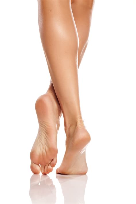 beautiful womens feet  legs  white background aw health care