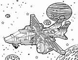 Spaceship Bestcoloringpagesforkids sketch template