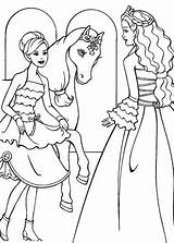 Coloring Horse Princess Pages Barbie Ride Would Her Print Getdrawings Printable Getcolorings Button Through sketch template