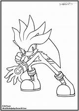 Silver Coloring Sonic Pages Hedgehog Metal Werehog Cp12 Deviantart Darkspine Template Library Popular sketch template