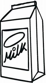 Coloring Milk Carton Getcolorings sketch template
