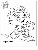 Super Why Coloring Pages Printable Kids Pbs Color Sheets Party Readers Dibujos Drawing Para Print Colorear Birthday Sprout Getcolorings Joker sketch template