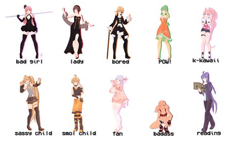 [mmd] pose pack 1 dl by aagxpe on deviantart