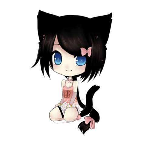 populer anime cat girl chibi animasiexpo