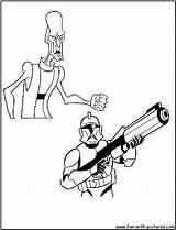 Coloring Pages Clone Trooper Starwars 501st Clonetrooper Alien Fun Template sketch template