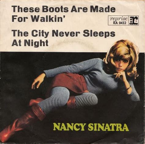number  nancy sinatras  boots    walkin