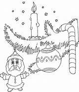 Ornaments Coloring Christmas sketch template
