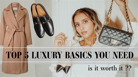 top  luxury  haves   luxury basics youtube