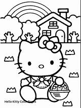 Kitty Hello Cute Pages Coloring Getcolorings Col sketch template