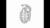 Grenades sketch template