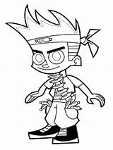 Johnny Test Coloring Pages Cartoon Printable Color Kids Recommended Cartoons sketch template