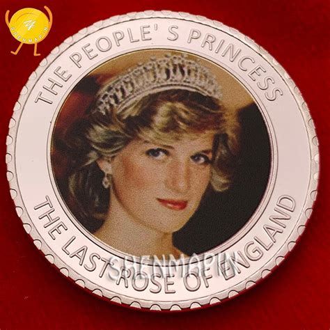 de mensen prinses diana herdenkingsmunt de laatste rose van engeland prinses van wales munten