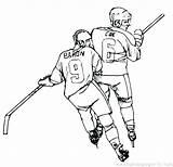 Goalie Crosby Sidney sketch template