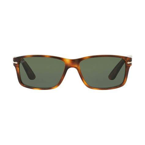mens  sunglasses tortoise green persol touch  modern