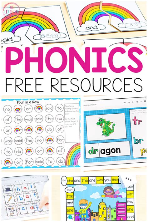 phonics activities  kids learning  read