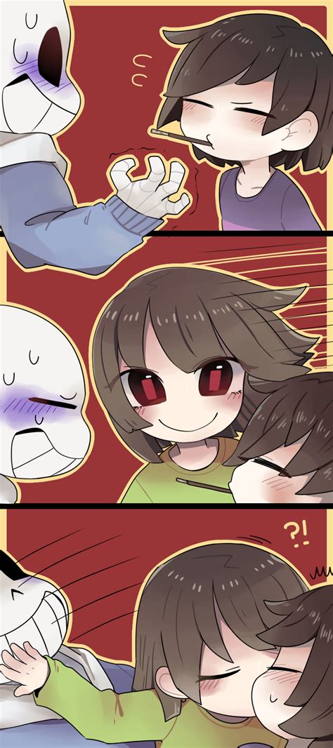 Sans Charisk Frisk Chara Anime Is Real Ut Shipping