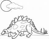 Stegosaurus Dinosaurs Supplyme sketch template
