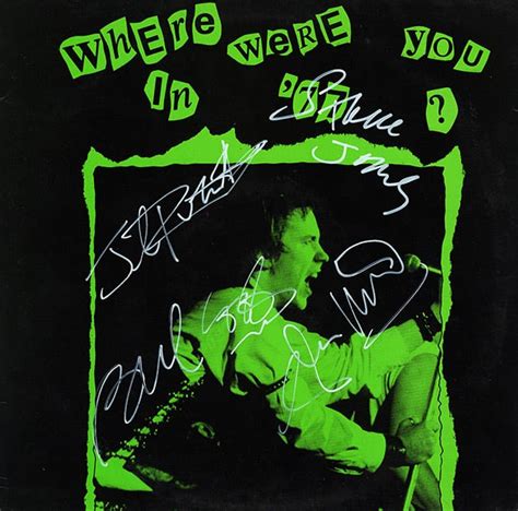 The Sex Pistols Band Signed Where Were You In ’77 Album