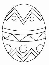 Coloring Easter Egg Pages Colouring Printable Color sketch template