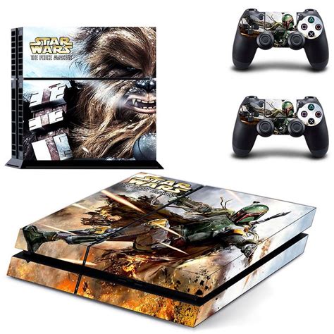 star wars  force awakens ps console skin sticker decal  pvc playstation  console ps