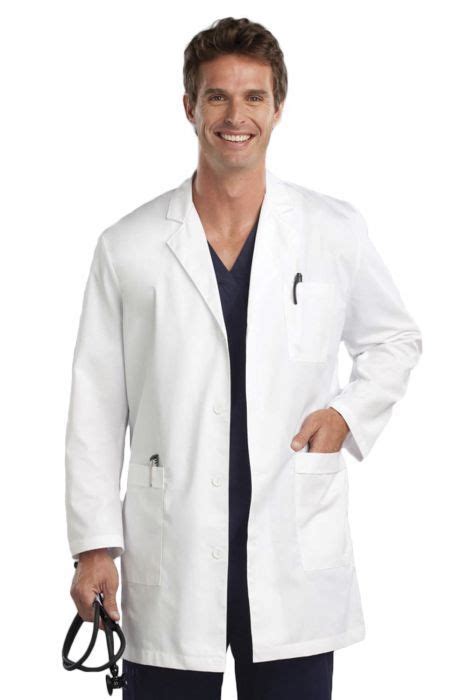 med couture  mens mid length  lab coat doctor coat design
