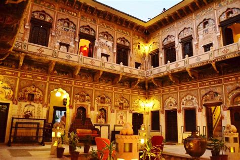 interior courtyard    haveli  mandawa rajasthan north india indian home design