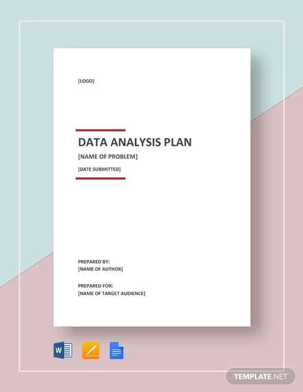 data analysis samples  excel google docs ms word pages