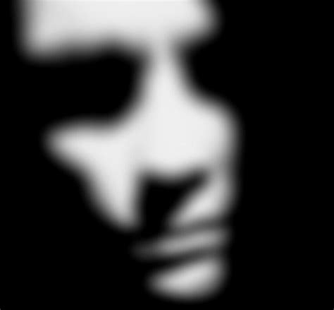 blur face human silhouette face silhouette