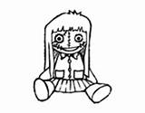 Colorear Bambola Disegno Muñeca Diabolicas Agghiacciante Assassina Boneca Muneca Terrorifica Doll Bonecas Dibuixos Terrorífica Acolore Pezza Seduta Nines Desenho Stampare sketch template