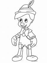 Pinocchio Coloring Pages Printable Cricket Jiminy Drawing Color Clipart Disney Characters Kids Cartoon Happy Clip Fairy Print Tales Getcolorings Library sketch template