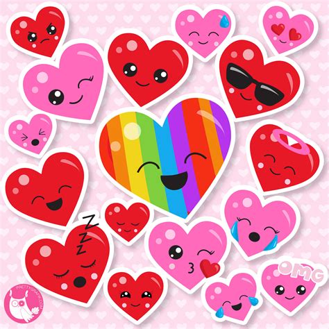 valentine hearts clipart