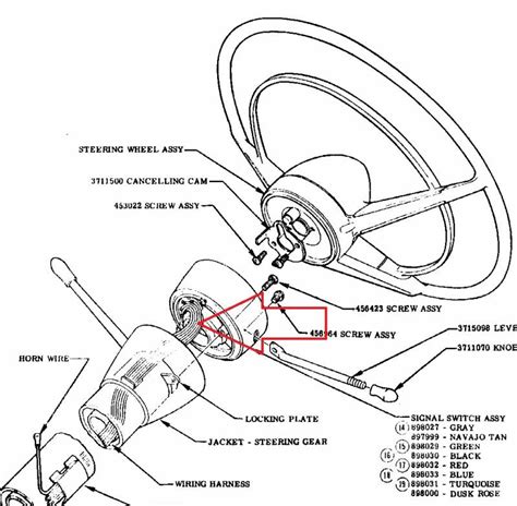 chevy steering column wiring diagram