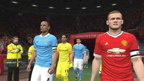 manchester united  manchester city premier league pes game play pc manchesterderby