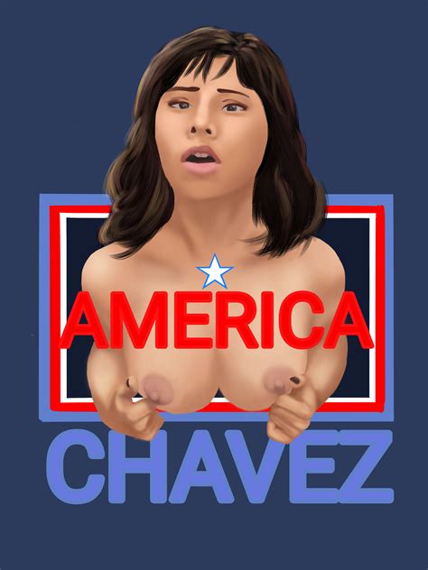rule 34 1girls america chavez breasts brown body brown hair brown