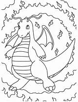 Dragonite Coloring Online Pages Color sketch template
