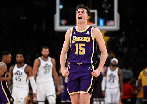 lakers austin reaves credits home crowd for big win over jazz all