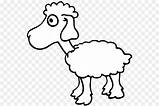 Domba Mewarnai Sheep sketch template