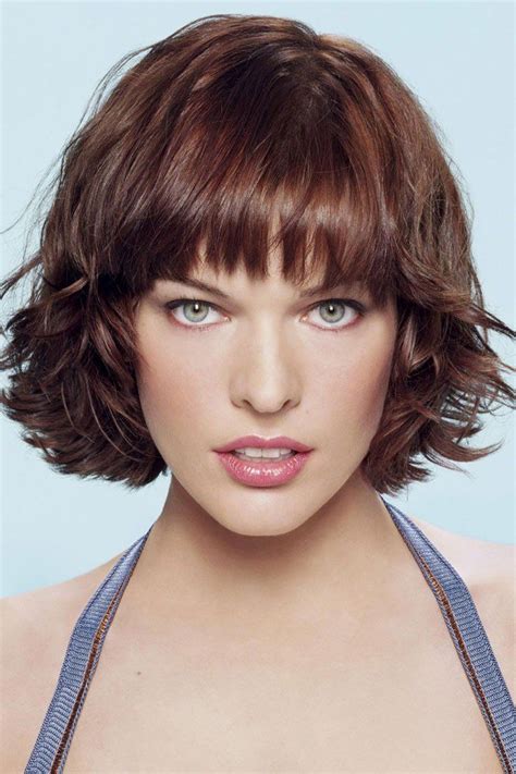 Milla Jovovich Celebrity Short Hair Celebrity