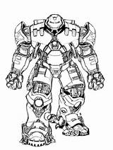 Buster Armor Pintar Ironman Vingadores sketch template