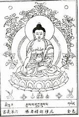 Shakyamuni Buddha Mitra Closer Take Look Add Blockprints Himalayanart sketch template