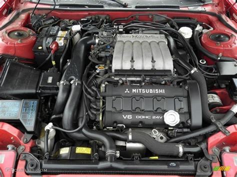mitsubishi gt vr  turbo  liter twin turbocharged dohc  valve  engine photo