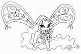 Winx Enchantix Layla Coloringhome sketch template